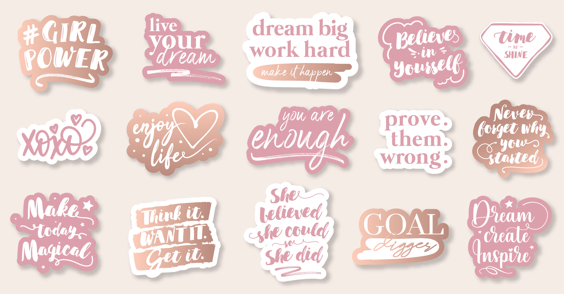 Inspirational Stickers