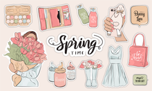 Load image into Gallery viewer, Muslim Girl Spring Time stickers
